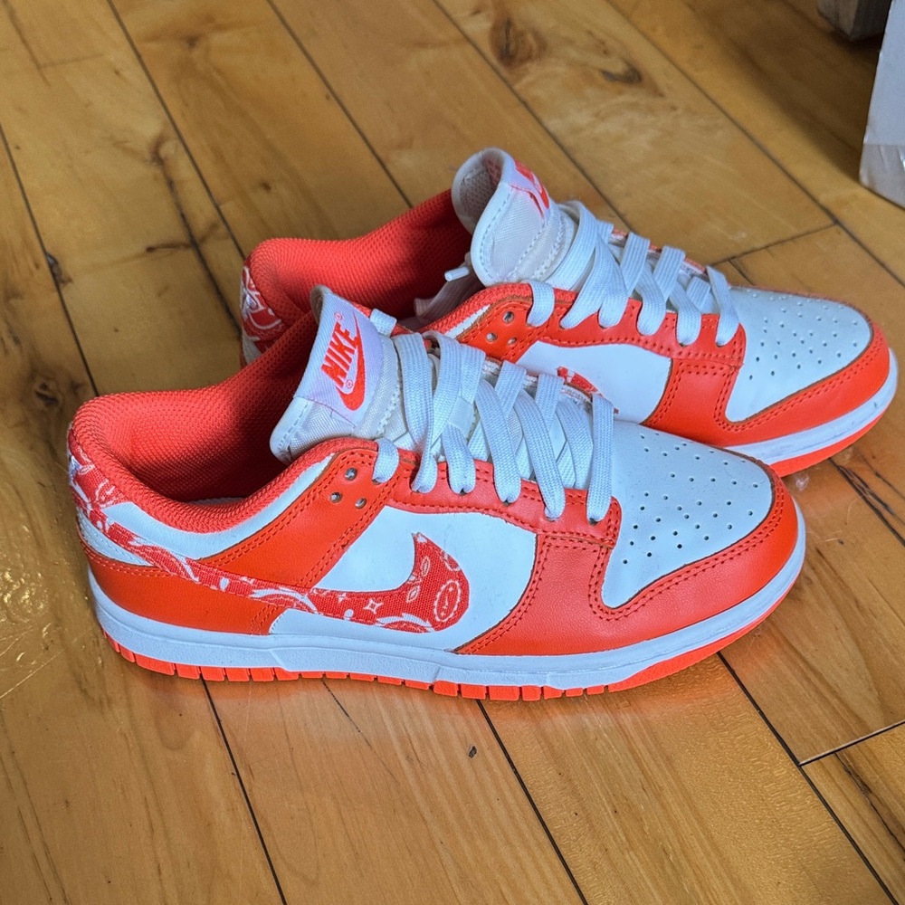 Nike Dunks - Orange Paisley